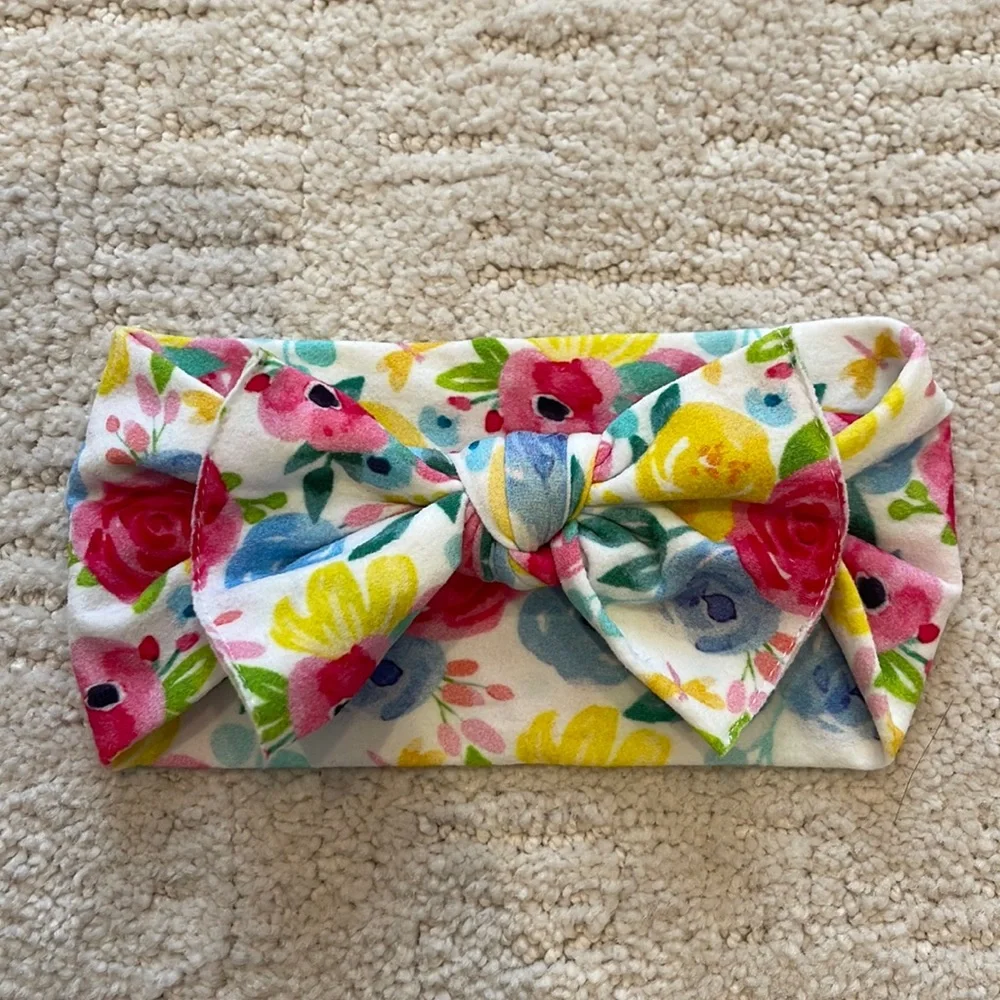 Baby bling floral Print headband